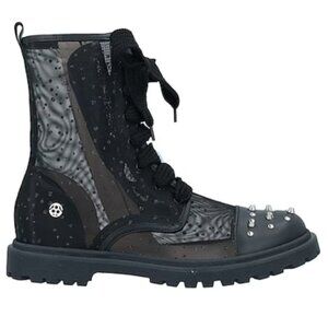 NWT Florens Women 36 mesh boots with embellished toe caps